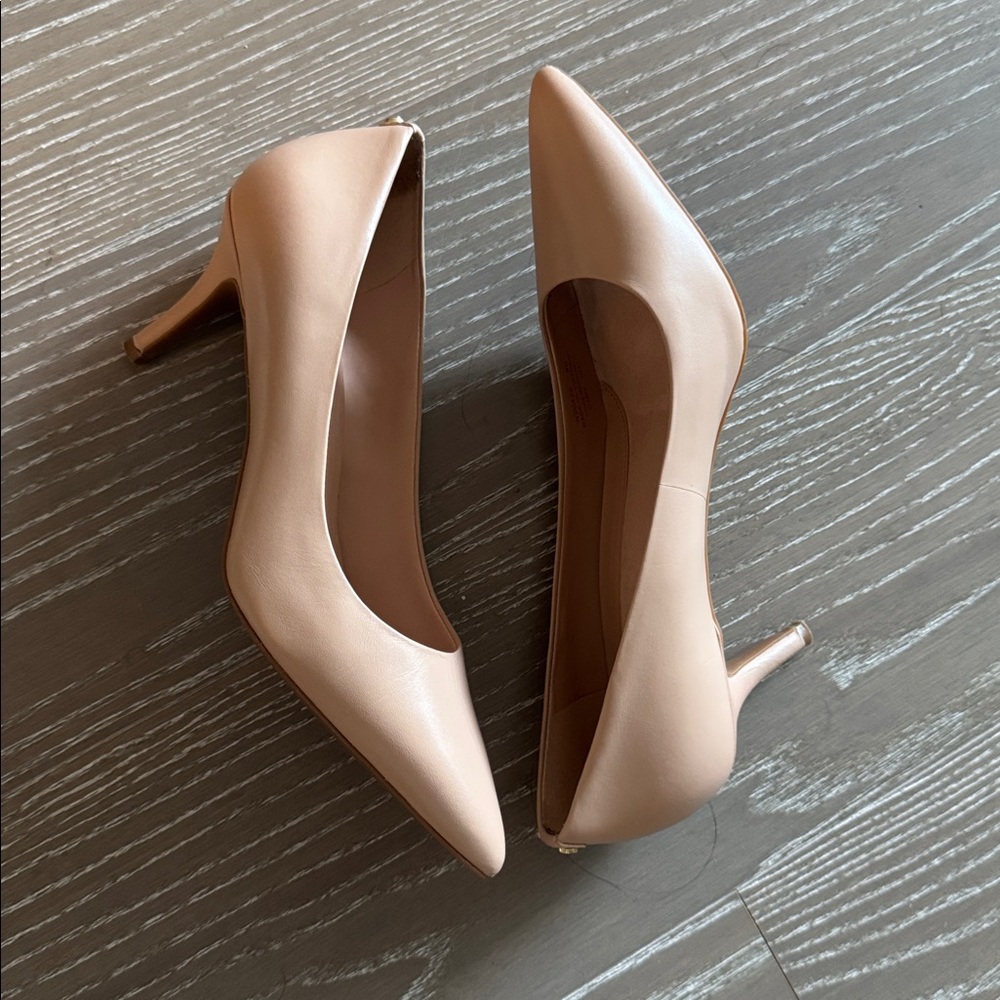 Cole Haan Beige Pointed Toe Pumps